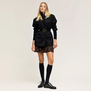 Κλασικά Androgynous Brogues - Καφέ με Μαύρο