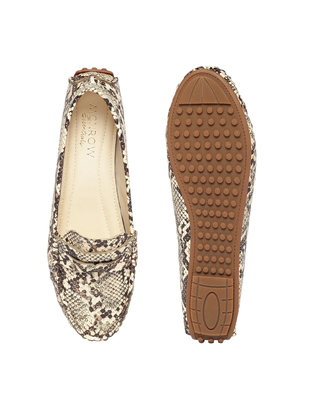 Irene Beige Loafers