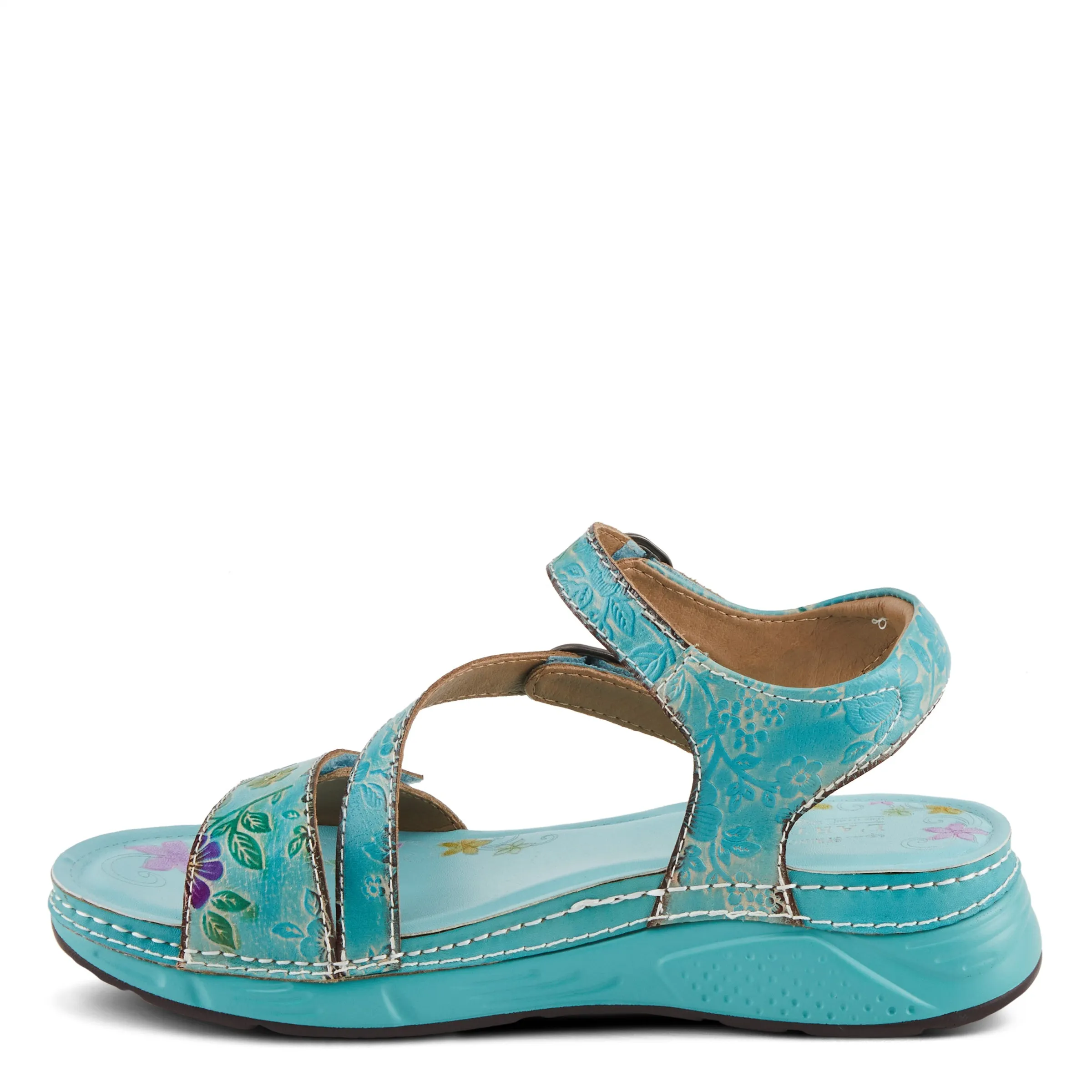 Spring Step Shoes L'Artiste Anneka Women's Hand Painted Leather Sandals