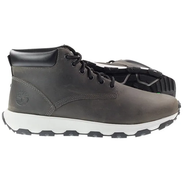 Timberland Boots Mens Winsor Park Chukka Medium Grey Full Grain